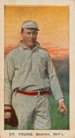 1909 C. A. Briggs Color # Cy Young Boston-Image is Irv Young Baseball Card