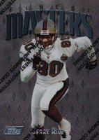 1997 Finest #137 Jerry Rice w/Coating Football Card
