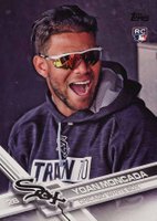 2017 Topps Update #US200 Yoan Moncada With Hoodie Baseball Card