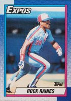 1990 Topps #180 Tim Raines Baseball Card