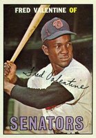 1967 Topps #64 Fred Valentine Baseball Card