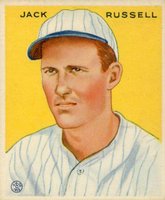 1933 Goudey #123 Jack Russell Baseball Card