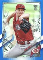 2021 Topps Chrome Ben Baller #19 Sonny Gray Blue Refractor Baseball Card