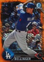 2016 Bowman Chrome Prospects #BCP182 Cody Bellinger Orange Shimmer Baseball Card