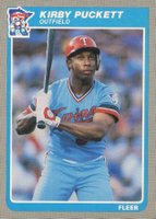 1985 Fleer #286 Kirby Puckett Baseball Card