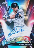 2024 Topps Chrome Update Future Stars Autographs #FSAOP Oswald Peraza Baseball Card