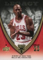 2008 Upper Deck Jordan Legacy  #844 Michael Jordan Basketball Card
