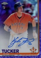 2019 Topps Chrome Rookie Autographs #RA-KT Kyle Tucker Purple Refractor Baseball Card