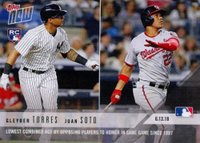 2018 Topps Now  #323 Gleyber Torres/Juan Soto Baseball Card
