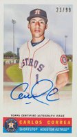 2017 Topps Archives 1959 Bazooka Autographs #CC Carlos Correa Baseball Card