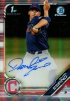 2019 Bowman Draft Chrome Draft Picks Autograph #CDADE Daniel Espino Refractor Baseball Card