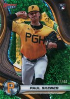 2024 Bowman's Best #53 Paul Skenes Green Mini Diamond Baseball Card
