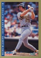 1993 Fleer Atlantic #16 Mark McGwire Baseball Card