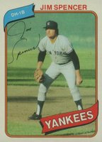 1980 Topps #278 Jim Spencer Baseball Card