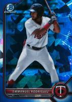 2022 Bowman Sapphire Edition Chrome Prospects #BCP117 Emmanuel Rodriguez Baseball Card