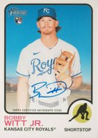 2022 Topps Heritage Real One Autographs #ROABW Bobby Witt Jr. Baseball Card
