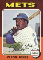 1975 Topps #43 Cleon Jones Baseball Card