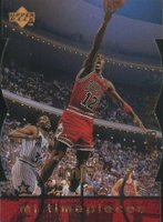 1998 Upper Deck MJx #5 Michael Jordan Red Basketball Card