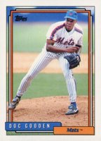 1992 Topps #725 Dwight Gooden Baseball Card