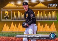 2024 Bowman Scouts' Top 100 #BTP3 Paul Skenes Gold Refractor Baseball Card