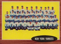 1962 Topps #251 New York Yankees Team Baseball Card