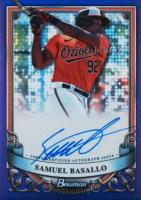2024 Bowman Sterling Prospect Autographs #PASB Samuel Basallo Purple Refractor Baseball Card
