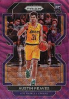 2021 Panini Prizm #165 Austin Reaves Purple Wave Basketball Card