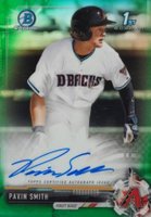 2017 Bowman Draft Chrome Draft Picks Autographs  #CDAPS Pavin Smith Green Refractor Baseball Card