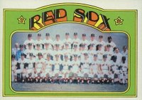 1972 Topps #328 Red Sox Team Baseball Card