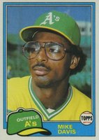 1981 Topps #364 Mike Davis Baseball Card