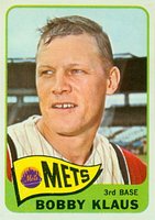 1965 Topps #227 Bobby Klaus Baseball Card