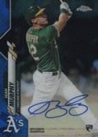 2020 Topps Chrome Sapphire Edition Rookie Autographs #CSASM Sean Murphy Baseball Card
