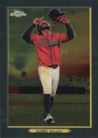 2020 Topps Turkey Red Chrome #TRC8 Ozzie Albies Baseball Card