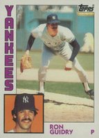 1984 Topps #110 Ron Guidry Baseball Card