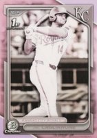 2024 Bowman Draft #BDC8 Jac Caglianone Chrome-Pearl Refractor Baseball Card