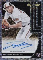 2024 Topps Update Topps Black Gold Autographs #BGAJH Jackson Holliday Baseball Card