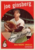 1959 Topps #66 Joe Ginsberg Baseball Card
