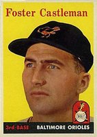 1958 Topps #416 Foster Castleman Baseball Card