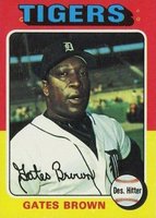 1975 Topps #371 Gates Brown Baseball Card