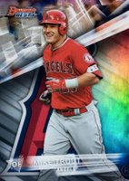 2016 Bowman's Best  #1 Mike Trout Refractor Baseball Card
