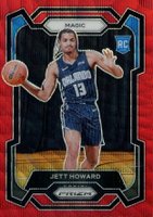 2023 Panini Prizm #132 Jett Howard Ruby Wave Basketball Card