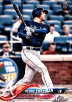 2018 Topps #510 Freddie Freeman Batting Baseball Card