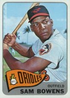 1965 O-Pee-Chee #188 Sam Bowens Baseball Card