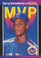 1989 Donruss MVP #BC-6 Darryl Strawberry Baseball Card
