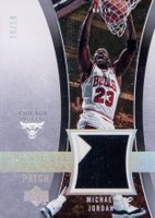 2004 Upper Deck Exquisite Collection  #4-P Michael Jordan Patch Basketball Card