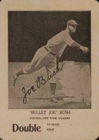 1923 Walter Mails Card Game # Joe Bush Baseball Card