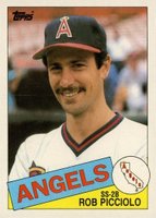 1985 Topps #756 Rob Picciolo Baseball Card