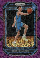 2022 Panini Prizm #266 Chet Holmgren Purple Fast Break Basketball Card