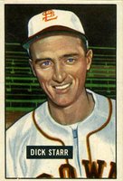 1951 Bowman #137 Dick Starr Baseball Card