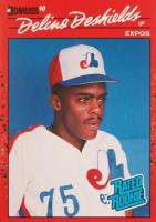 1990 Donruss #42 Delino DeShields Baseball Card